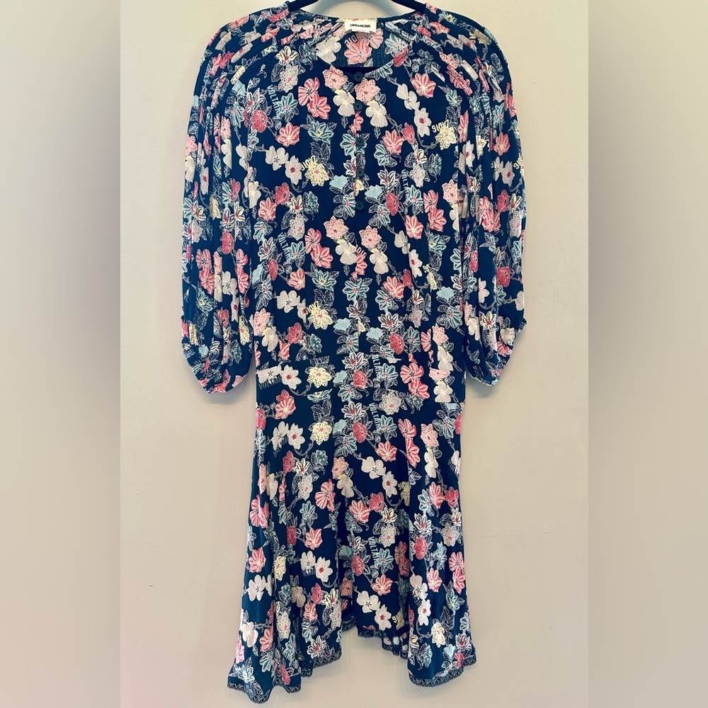 Zadig & Voltaire Floral Lightweight Dress Size Small